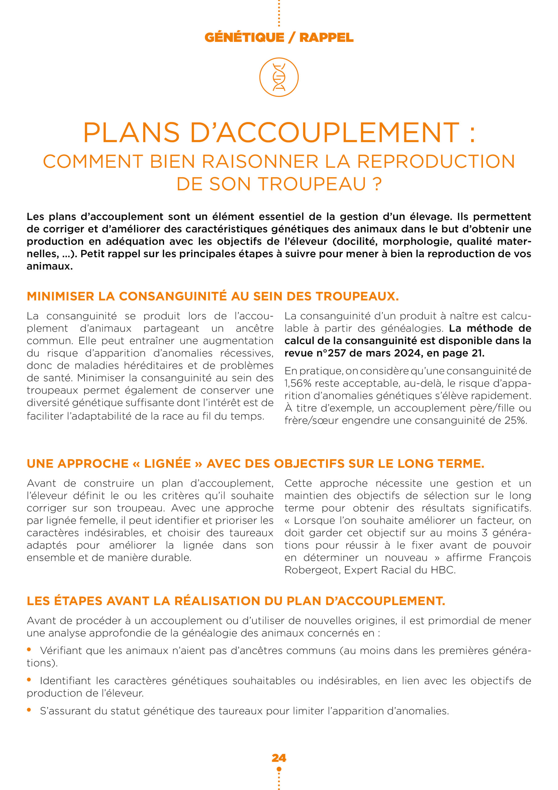 Rappel génétique