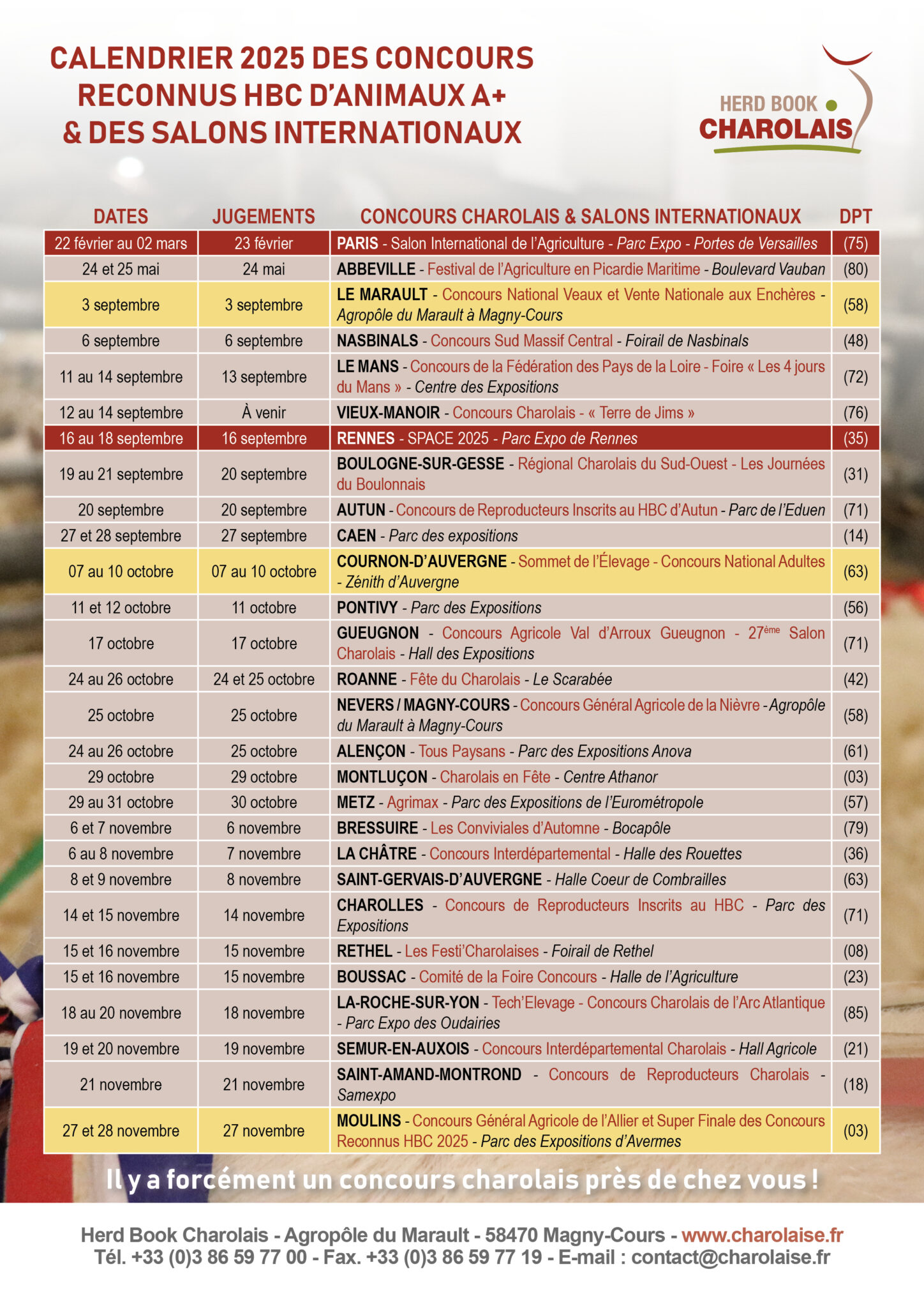 Page concours 2025