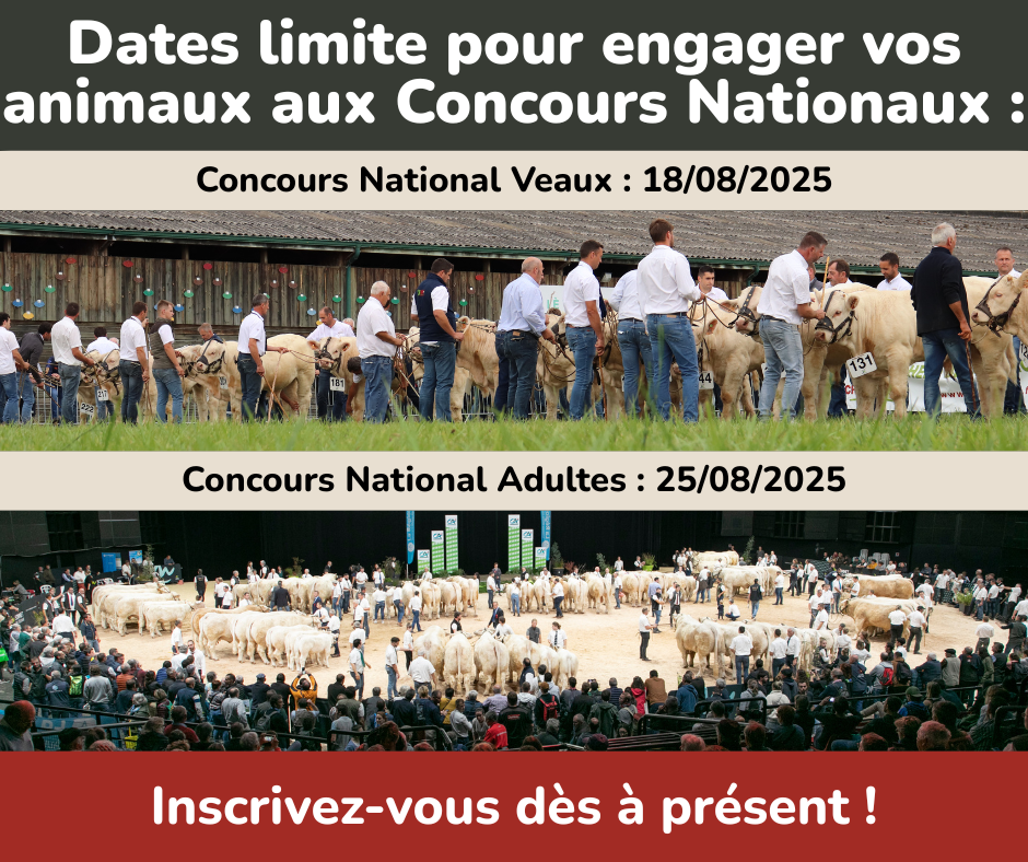 Rappel Engagement Concours Nationaux