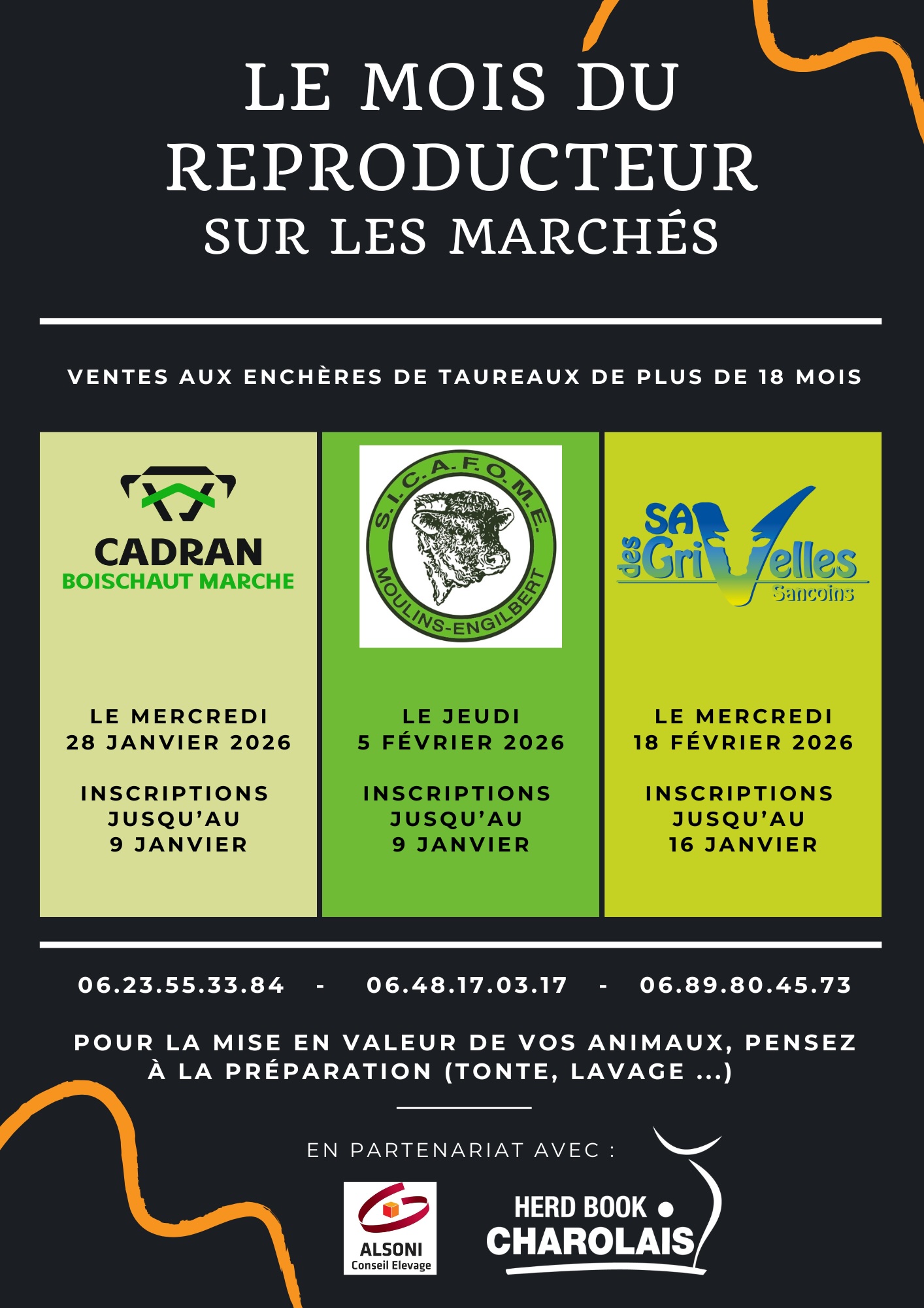 Lire la suite à propos de l’article MOIS DU REPRODUCTEUR SUR LES MARCHÉS 2026